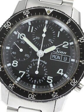 Sinn 103.B.AUTO Chronograph day date black Dial Automatic Men's Watch_939222
